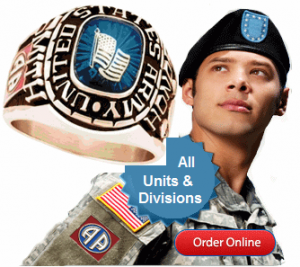 us army rings in gold or silver