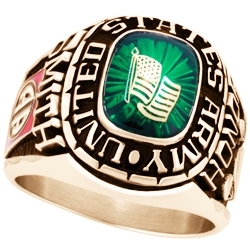 personalized military rings