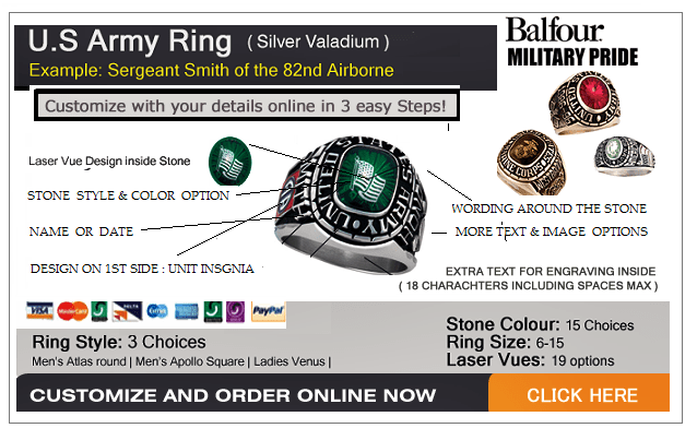 us army ring