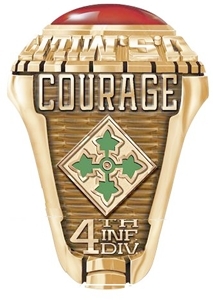 4th Infantry division rings