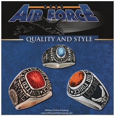 airforce rings and airforce emblems